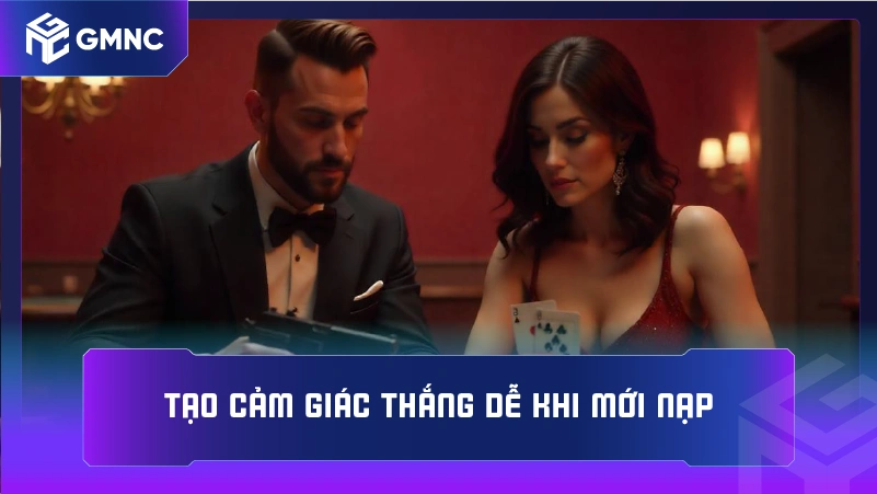 Tạo cảm giác thắng dễ khi mới nạp